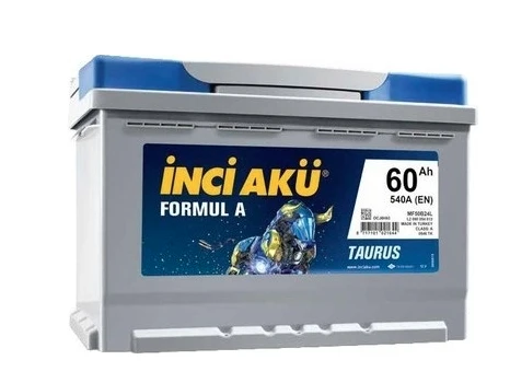 İnci Akü 60Ah Formul A Taurus Akü