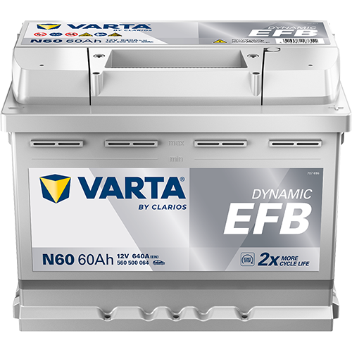 60 Amper EFB Varta Akü (N60)
