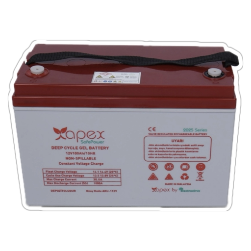 12 V 100 AH JEL AKÜ