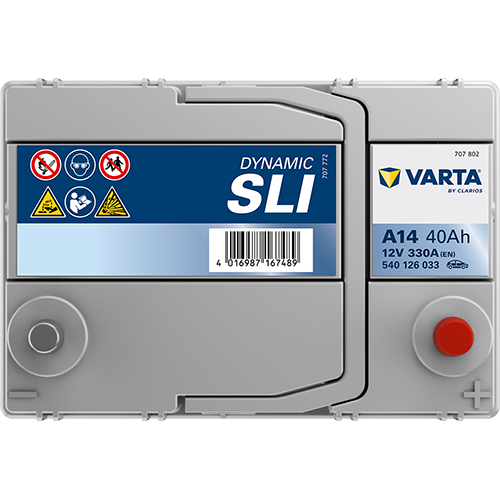 Varta Akü 12V 40Ah İNCE (A14) - Görsel 4