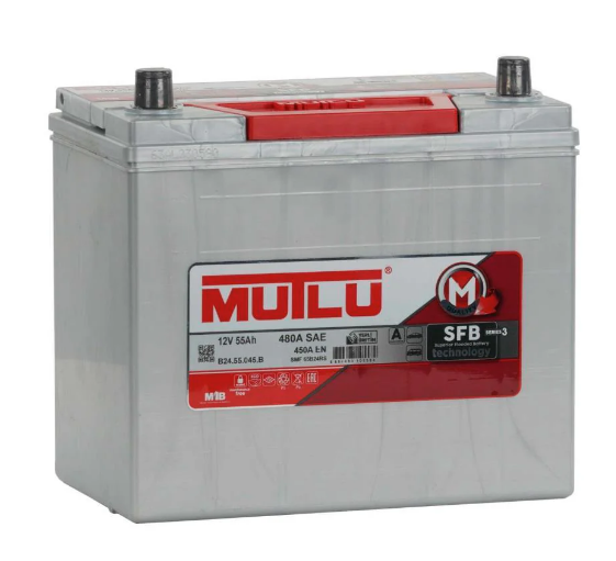 55 Amper Mutlu Akü (Yüksek Ters)