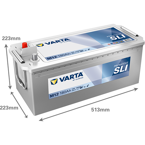 180 Amper Varta Akü (M12) - Görsel 2