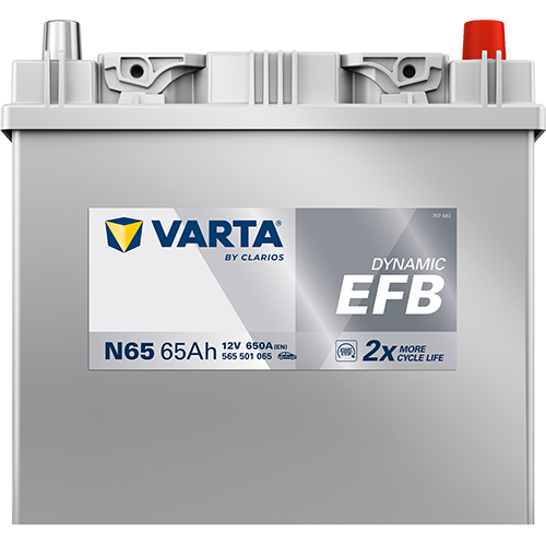 65 Amper EFB Varta Akü (N65) - Görsel 3