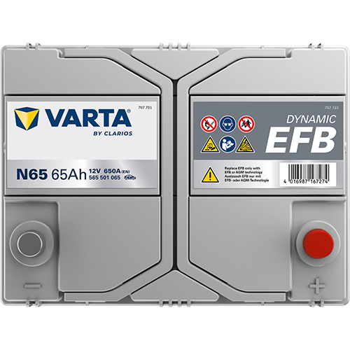 65 Amper EFB Varta Akü (N65) - Görsel 4